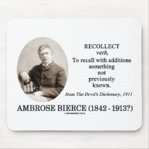 Ambrose Bierce minns djävulen ordbok Musmattor