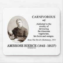 Ambrose Carnivorous Bierce djävulen ordbok Musmatta