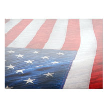 Americana - flagga - stars och stripes tillkännagivande