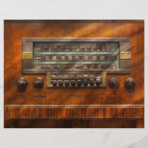 Americana - Radio - Remember what radio was like Personalized Flyer