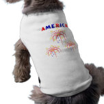 Amerika frihet t-shirt för hundar