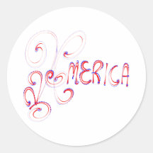 Amerika Klistermärke