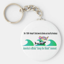 Amerika officiella "hopp hajen" MomentKeychain Nyckelringar