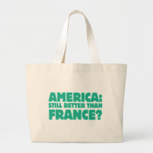 Amerika: Stillbild som är bättre än frankriken? Tygkassar