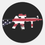 Amerikan M4 Runda Klistermärken