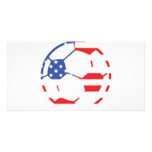 amerikanfotbollsymbol skräddarsydda fotokort
