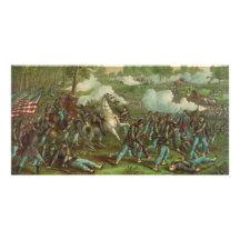 Amerikaninbördeskrigstrid av Wilsons bäck 1861 Anpassade Foto Kort