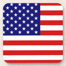 Amerikanska flaggan dryck underlägg