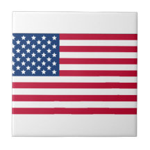 Amerikanska flaggan keramiska plattor