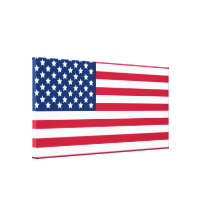 Amerikanska flaggan kanvastryck