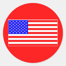 AMERIKANSKA FLAGGAN KLISTERMÄRKE