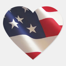 Amerikanska flaggan klistermärke