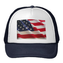 Amerikanska flaggan mesh kepsar