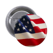 Amerikanska flaggan. Old glory! Knappar Med Nål