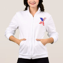 Amerikanska flaggan stars och stripesmonogram X T Shirts