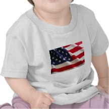 Amerikanska flaggan t shirt