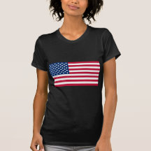 Amerikanska flaggan tee shirt