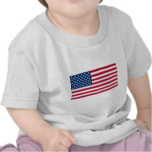 Amerikanska flaggan tee shirts