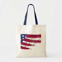 Amerikanska flaggan tote bag