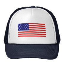 Amerikanska flaggan trucker kepsar