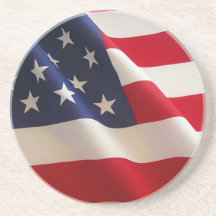 Amerikanska flaggan underlägg