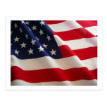 Amerikanska flaggan vykort
