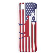 Amerikanska flagganälgiphone case iPhone 5 fodraler