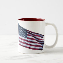 Amerikanska flagganmugg