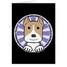 AmerikanStaffordshire Terrier Hälsningskort