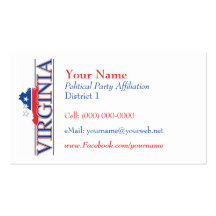 Amerikanvisitkortar - Virginia