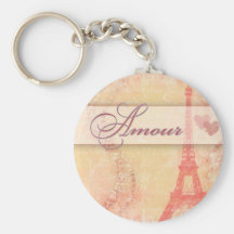 Amour i Paris Nyckelring