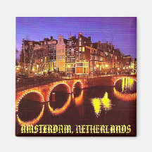 AMSTERDAM NEDERLÄNDERNA KYLSKÅPS MAGNETER