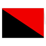 Anarkist Colombia politisk flagga Kort