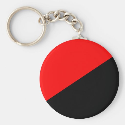 Anarkist Colombia politisk flagga Nyckelringar