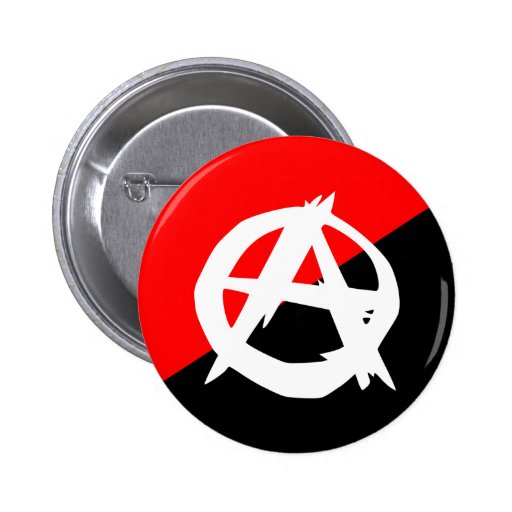 Anarkist med ett symbol, Colombia Knapp