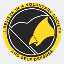 AnCap Voluntaryist klistermärkear