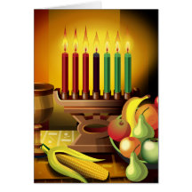Anden av Kwanzaa Hälsningskort