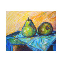 Andra Pears Sträckt Canvastryck