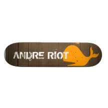 Andre tumult (valskridskodäcket) skateboard
