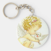 Ängel/fågel Keychain Nyckelringar