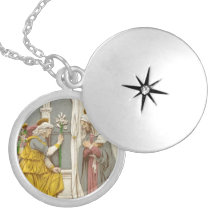 Ängel Gabriel annunciationen till Mary Anpassningsbar Halsband