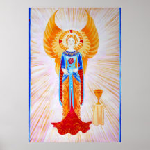 Ängel med (en vanlig) ro, print