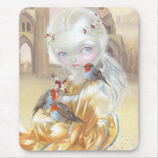 "Ängel på den Glastonbury abbeyen" Mousepad Musmattor