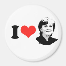 Angela Merkel Magnet För Kylskåp
