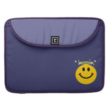 Ängelsmiley face sleeves för MacBooks