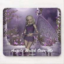 Ängelvioleten charmar Mousepad Mus Mattor