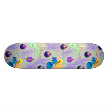 Änglar i silver - prydnadar & trumpeter skateboard deck