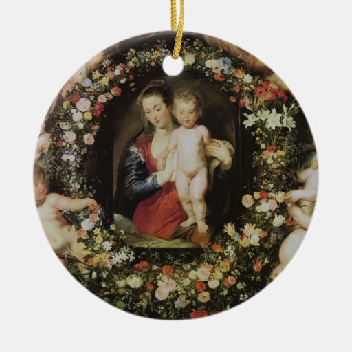 Änglar, Madonna och barn, Peter Paul Rubens Julgransdekoration