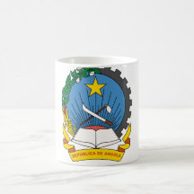 angola emblem kaffe muggar