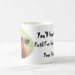 Angry Llama Wait Till I've Had Coffee Funny Mug
